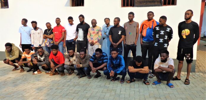 55 internet fraud suspects arrested in Enugu, Ebonyi