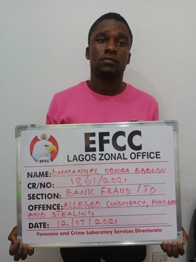 A bank staff arrested for fraud