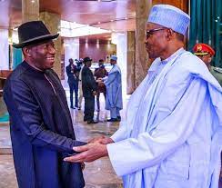 Buhari Meets Ex-President Jonathan In Aso Rock