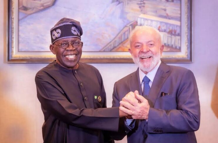 Tinubu meets Brazilian PRESIdent, seeks stronger ties